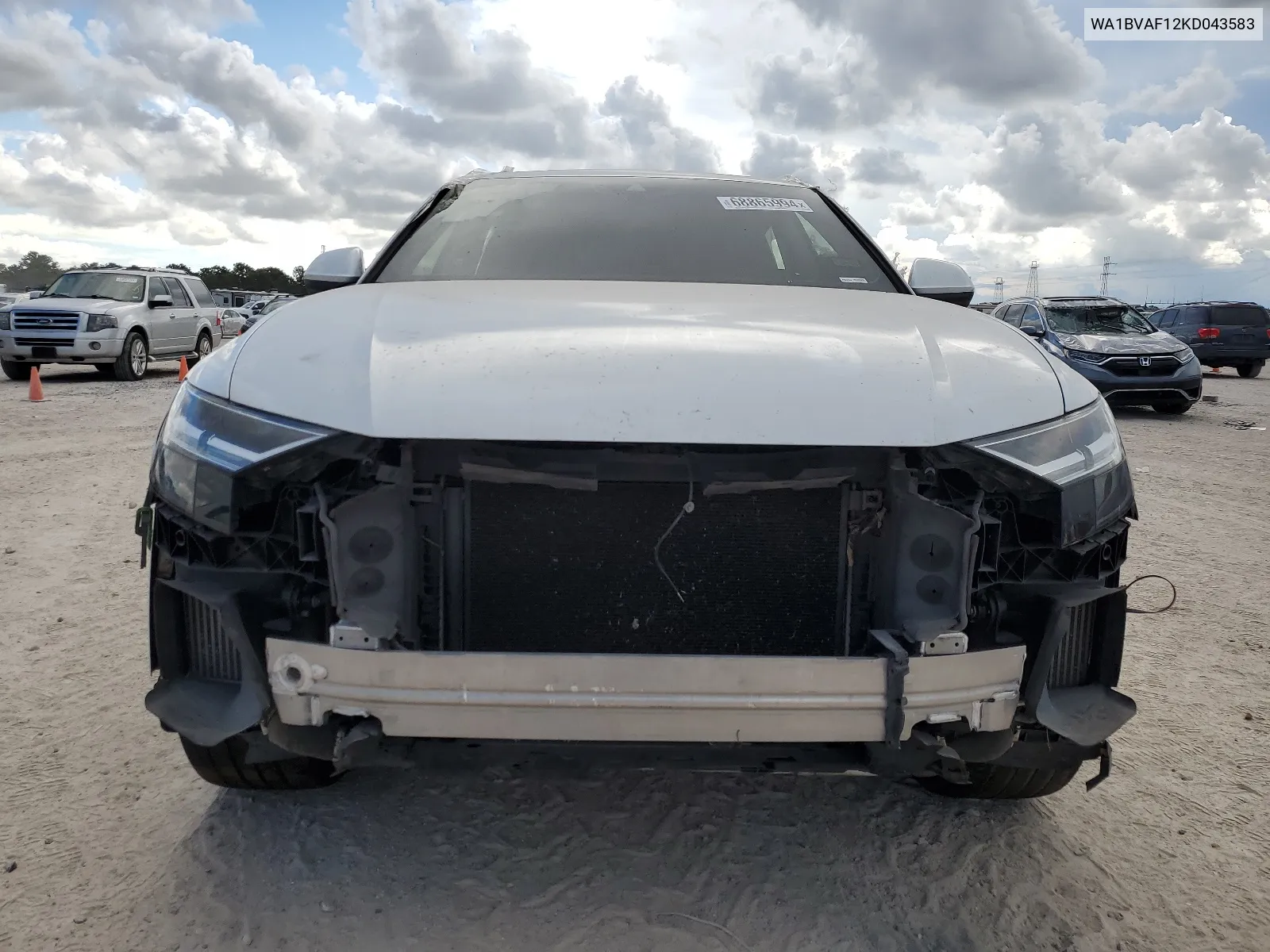 WA1BVAF12KD043583 2019 Audi Q8 Premium Plus