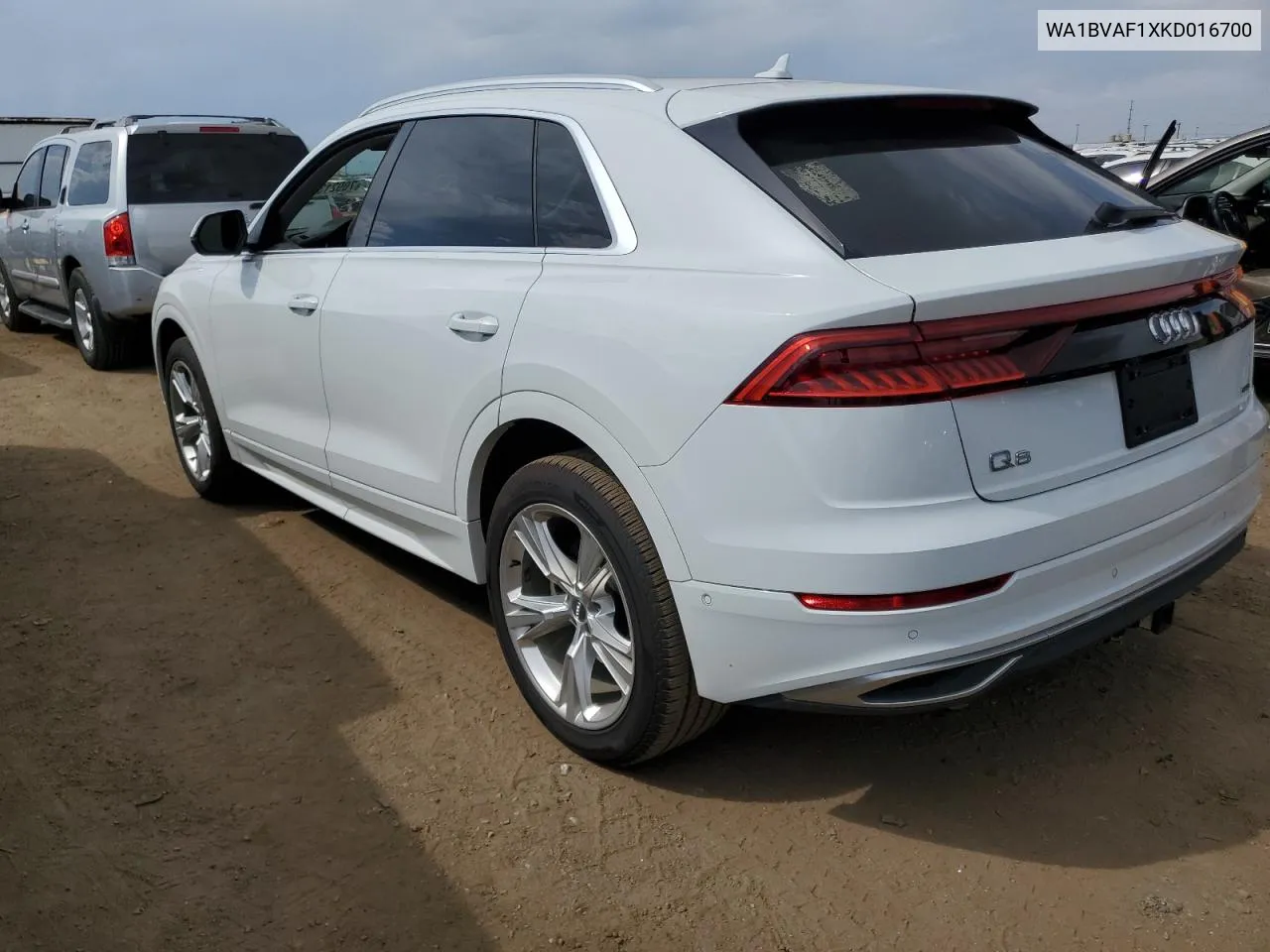 2019 Audi Q8 Premium Plus VIN: WA1BVAF1XKD016700 Lot: 70921364