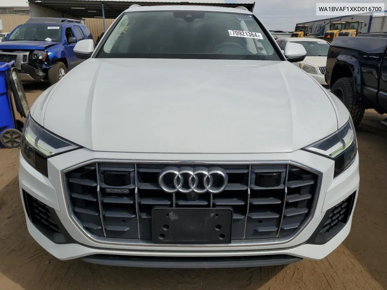 WA1BVAF1XKD016700 2019 Audi Q8 Premium Plus