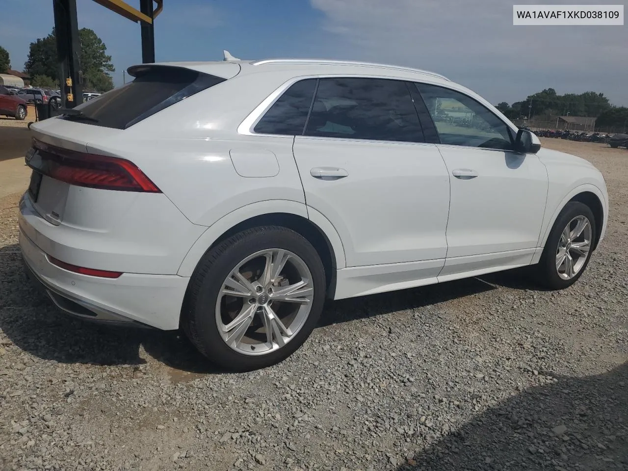 WA1AVAF1XKD038109 2019 Audi Q8 Premium