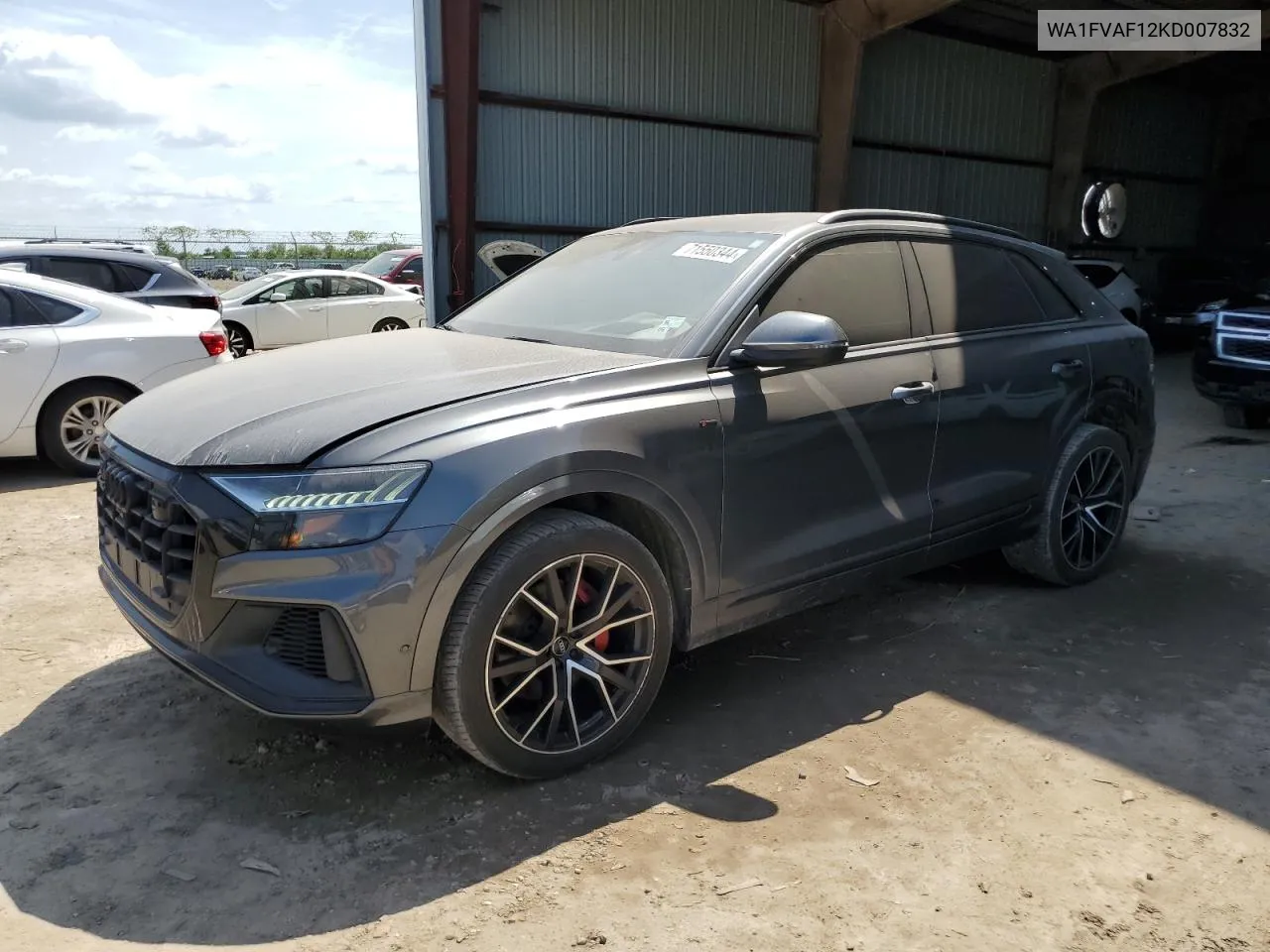 2019 Audi Q8 Prestige S-Line VIN: WA1FVAF12KD007832 Lot: 71550344