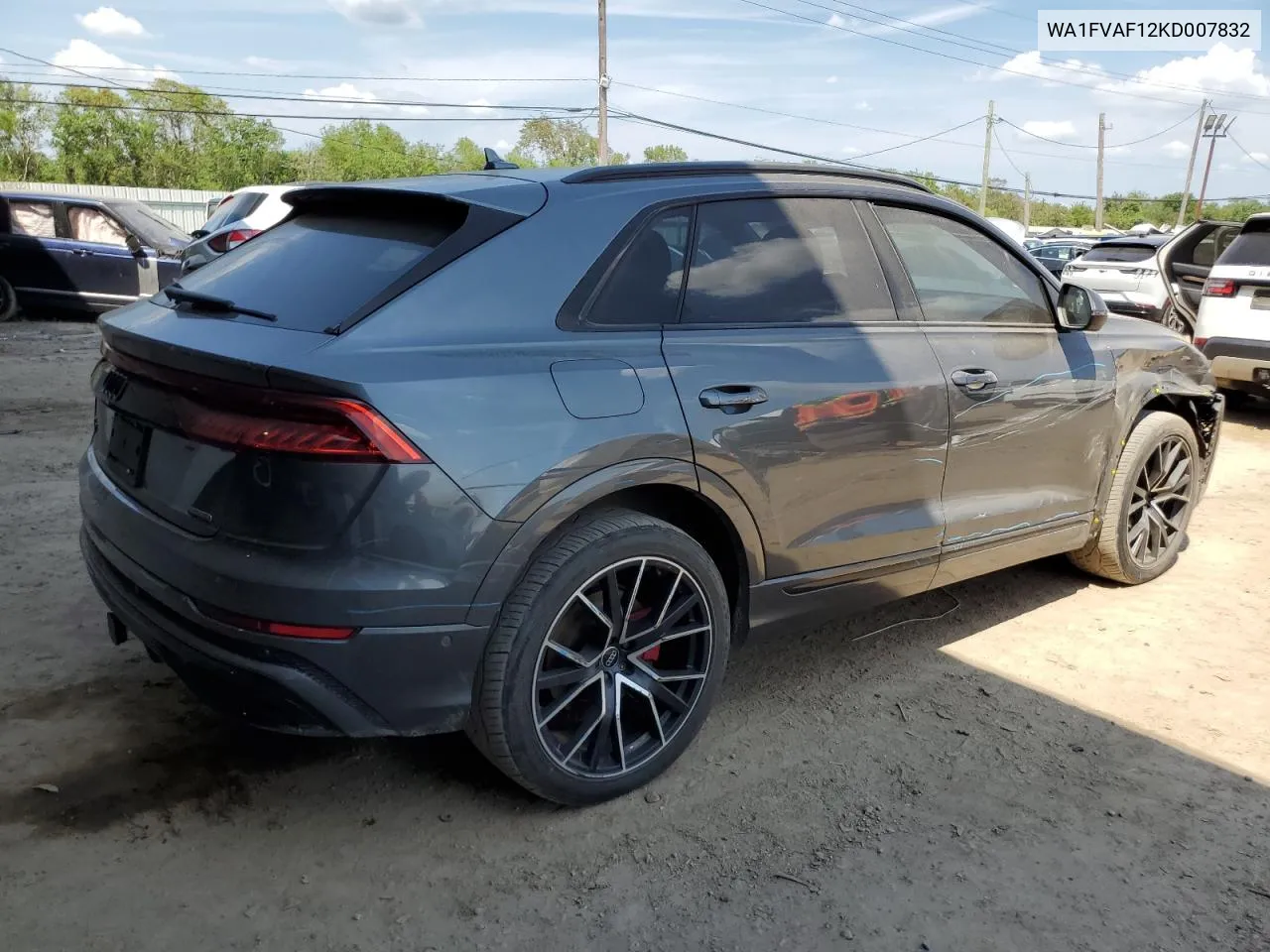 WA1FVAF12KD007832 2019 Audi Q8 Prestige S-Line