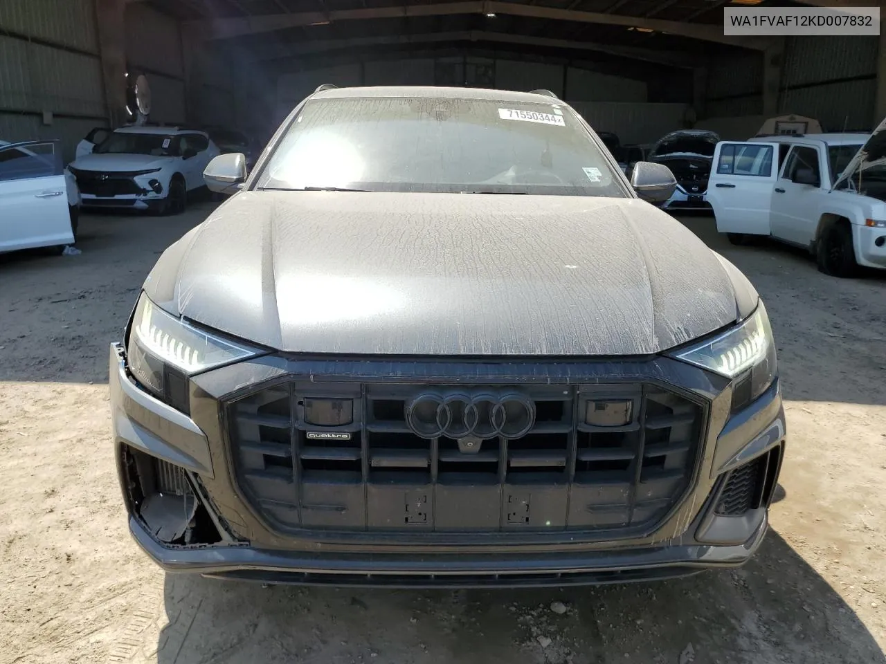 2019 Audi Q8 Prestige S-Line VIN: WA1FVAF12KD007832 Lot: 71550344