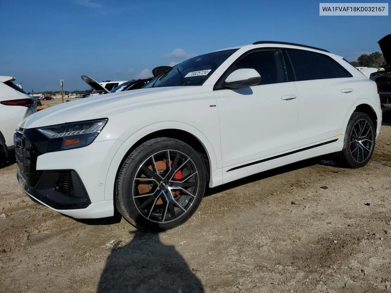 2019 Audi Q8 Prestige S-Line VIN: WA1FVAF18KD032167 Lot: 73825724