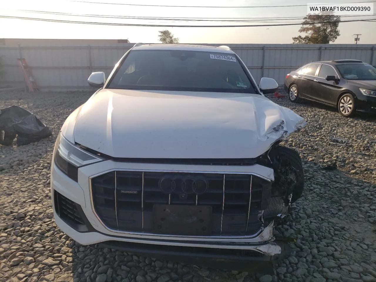 2019 Audi Q8 Premium Plus VIN: WA1BVAF18KD009390 Lot: 75874364