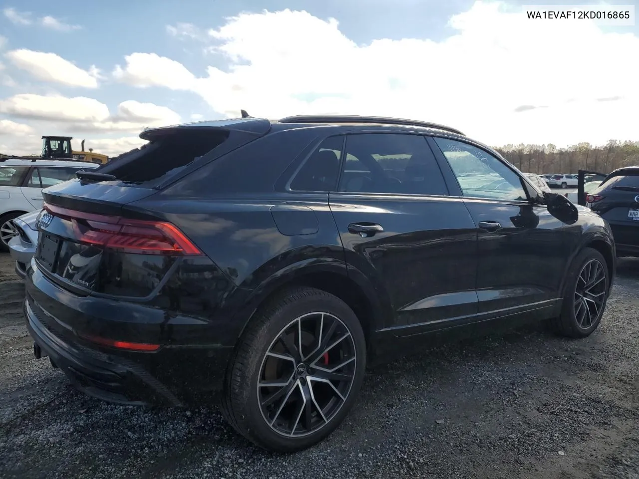 2019 Audi Q8 Premium Plus S-Line VIN: WA1EVAF12KD016865 Lot: 78934524