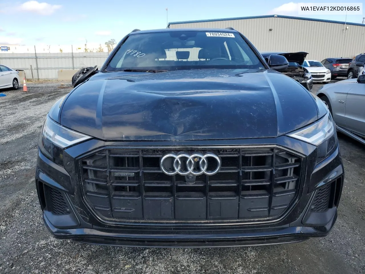 2019 Audi Q8 Premium Plus S-Line VIN: WA1EVAF12KD016865 Lot: 78934524