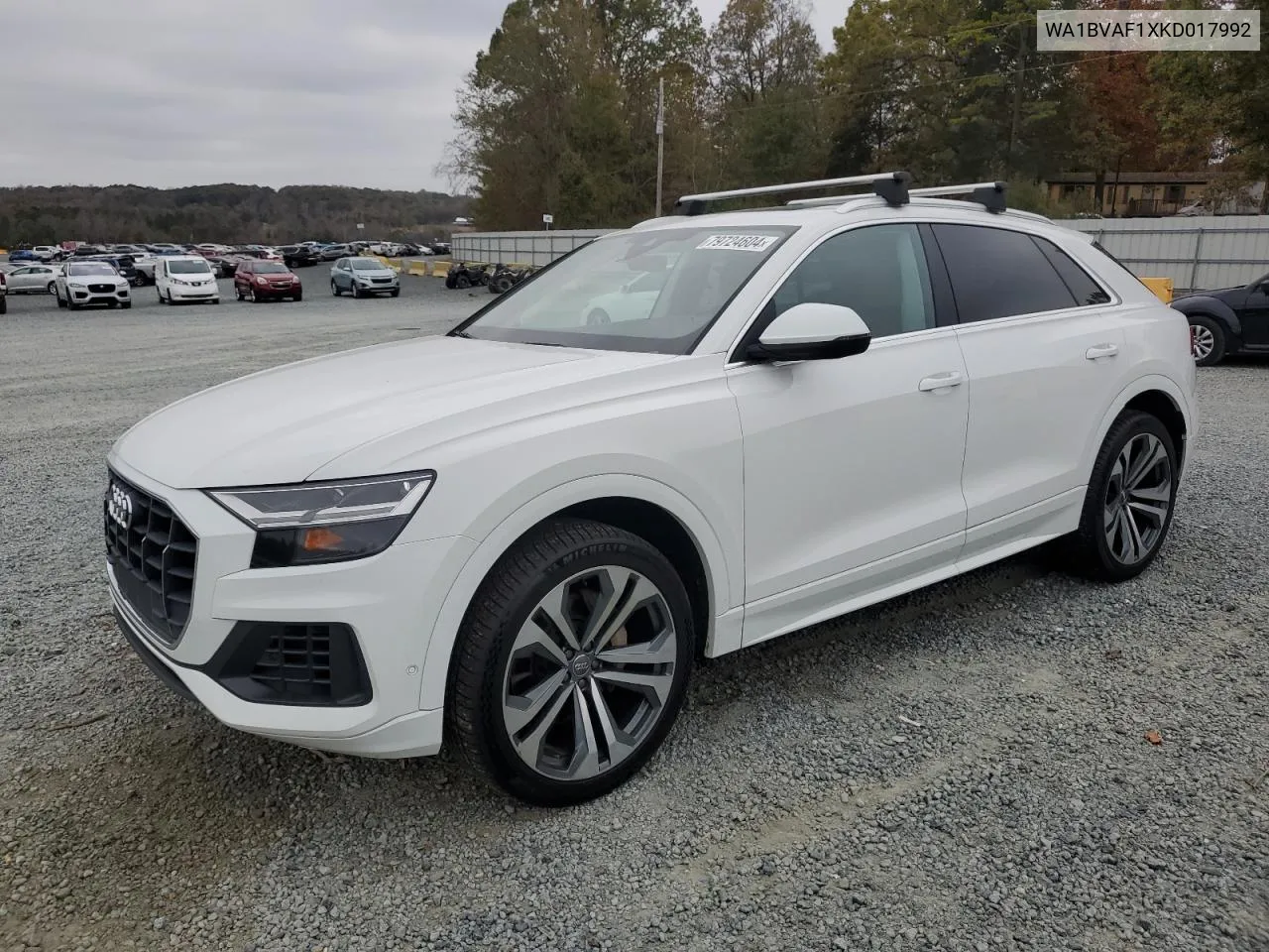 2019 Audi Q8 Premium Plus VIN: WA1BVAF1XKD017992 Lot: 79724604