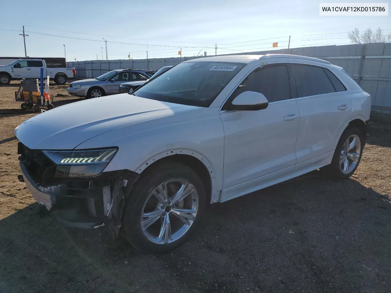 2019 Audi Q8 Prestige VIN: WA1CVAF12KD015786 Lot: 80265964