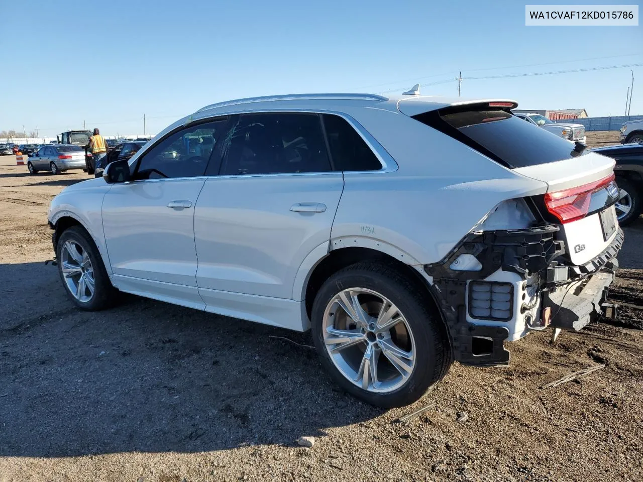 2019 Audi Q8 Prestige VIN: WA1CVAF12KD015786 Lot: 80265964