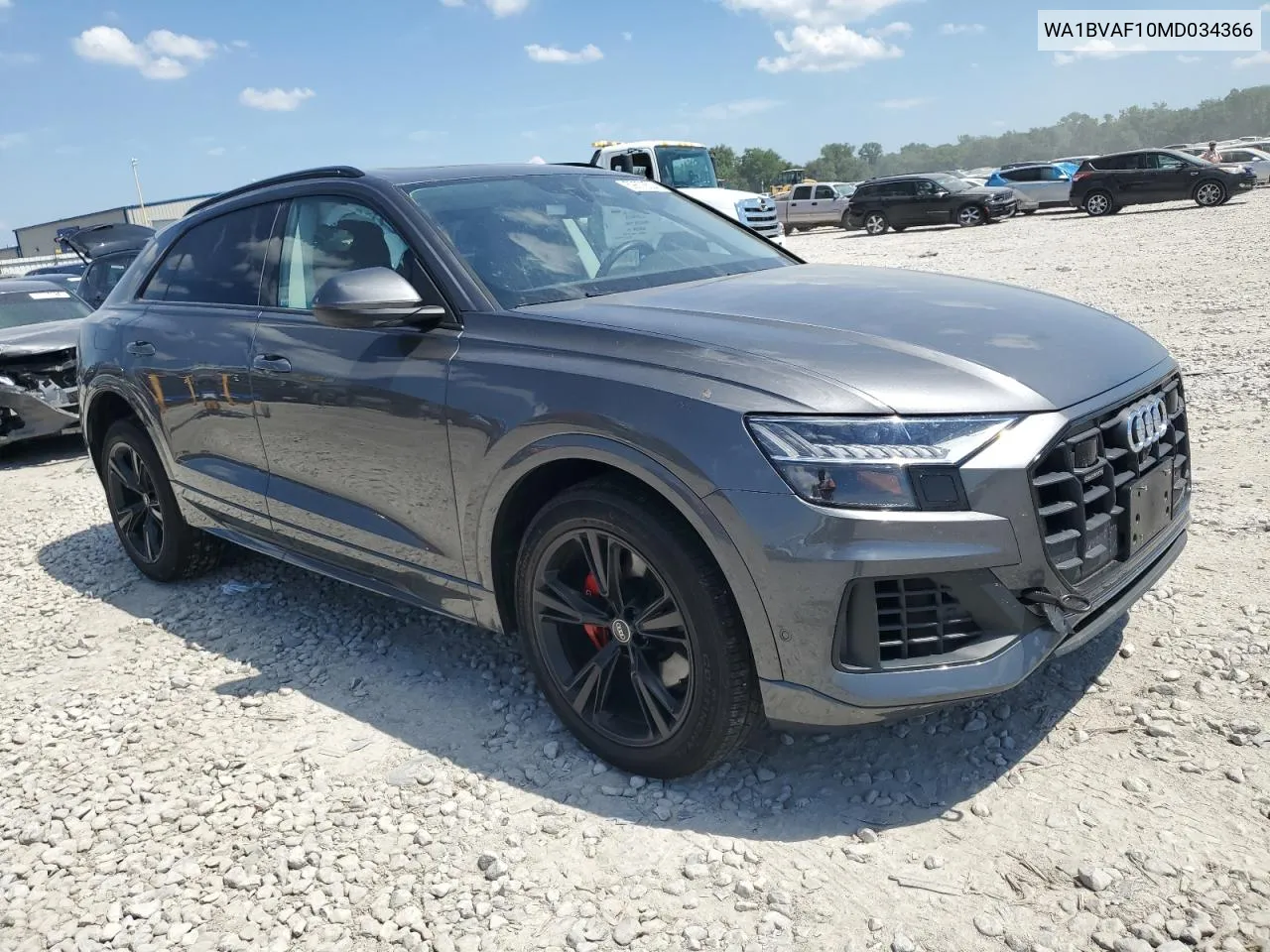 WA1BVAF10MD034366 2021 Audi Q8 Premium Plus