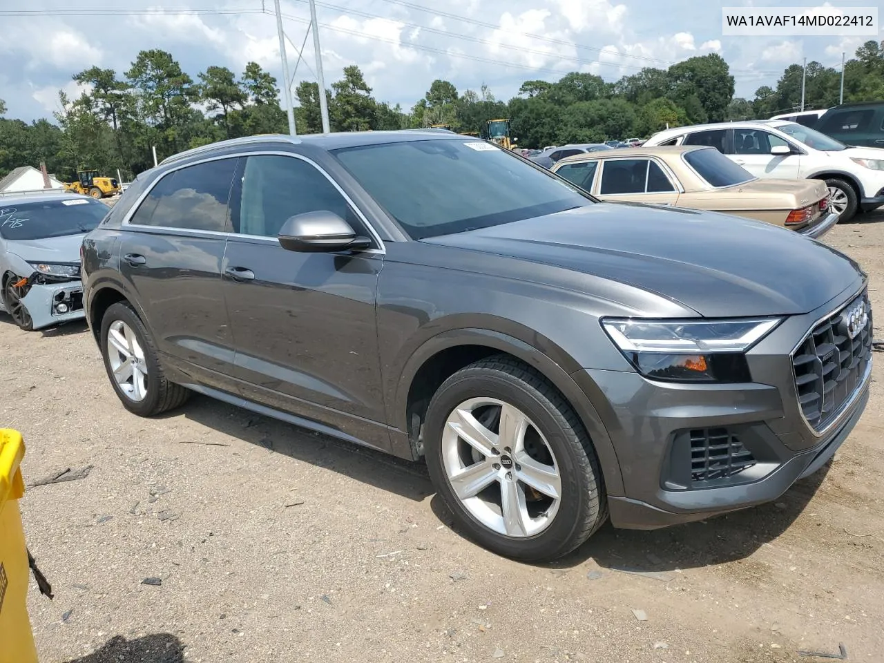 2021 Audi Q8 Premium VIN: WA1AVAF14MD022412 Lot: 70002874