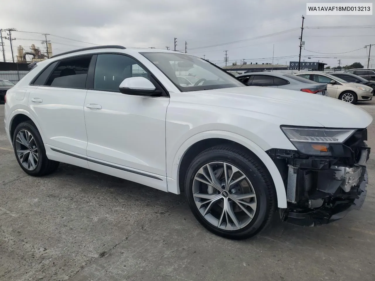 WA1AVAF18MD013213 2021 Audi Q8 Premium