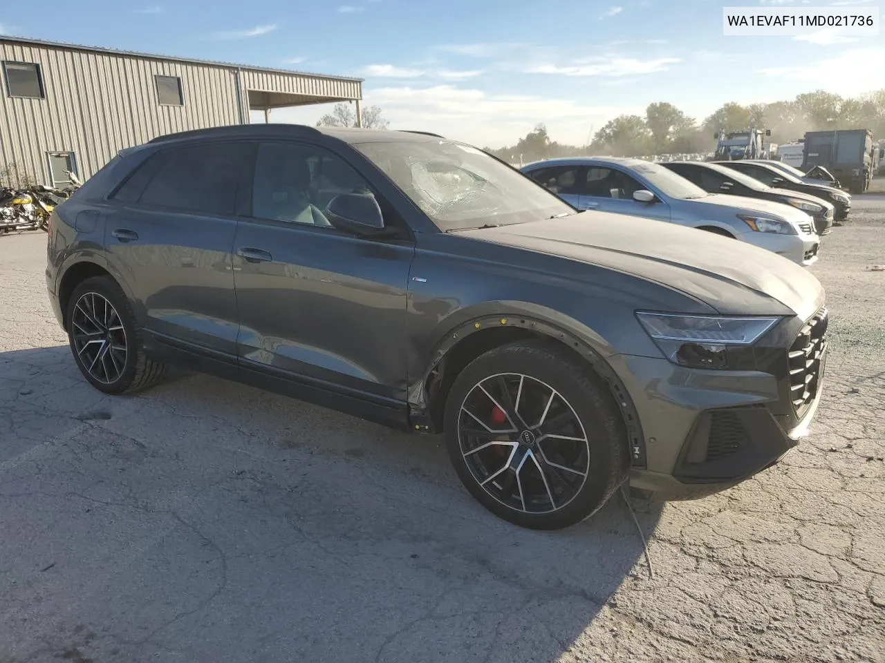 2021 Audi Q8 Premium Plus S-Line VIN: WA1EVAF11MD021736 Lot: 74077704