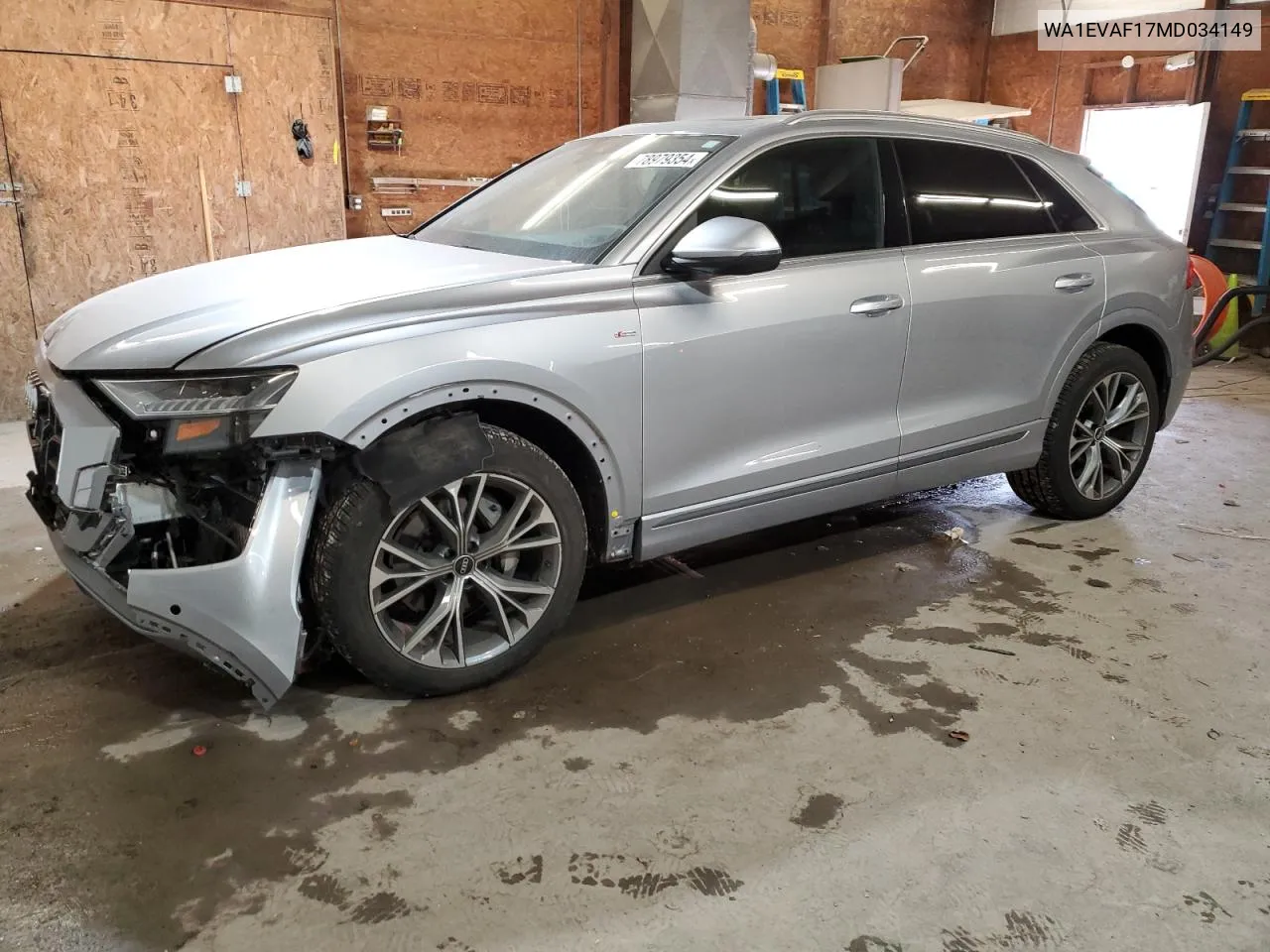 2021 Audi Q8 Premium Plus S-Line VIN: WA1EVAF17MD034149 Lot: 78979354