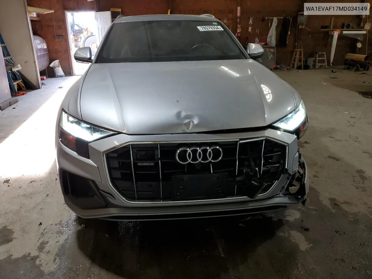 2021 Audi Q8 Premium Plus S-Line VIN: WA1EVAF17MD034149 Lot: 78979354