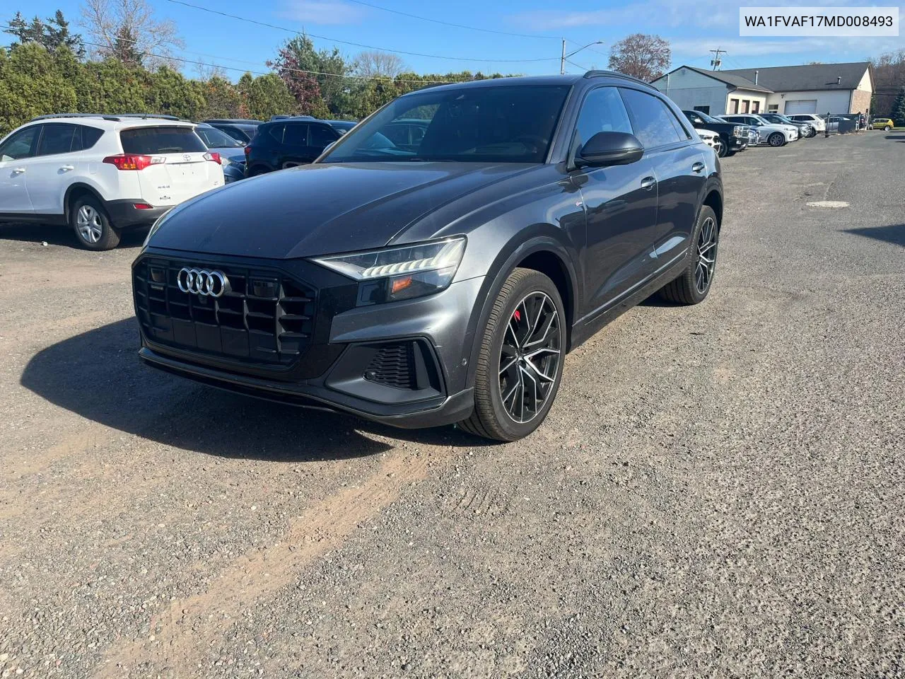 2021 Audi Q8 Prestige S-Line VIN: WA1FVAF17MD008493 Lot: 79915604