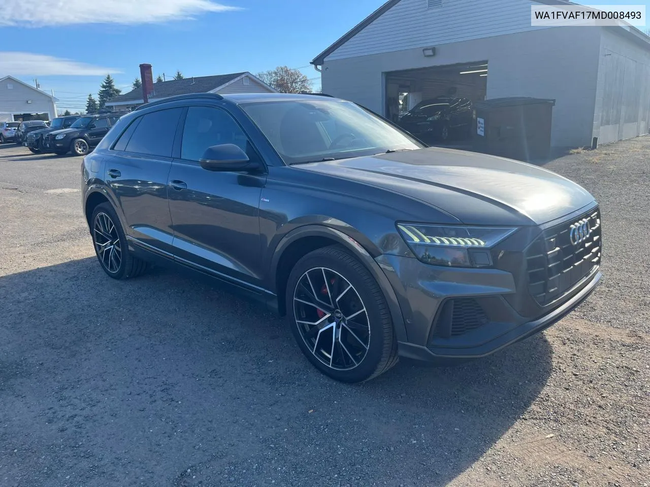 2021 Audi Q8 Prestige S-Line VIN: WA1FVAF17MD008493 Lot: 79915604