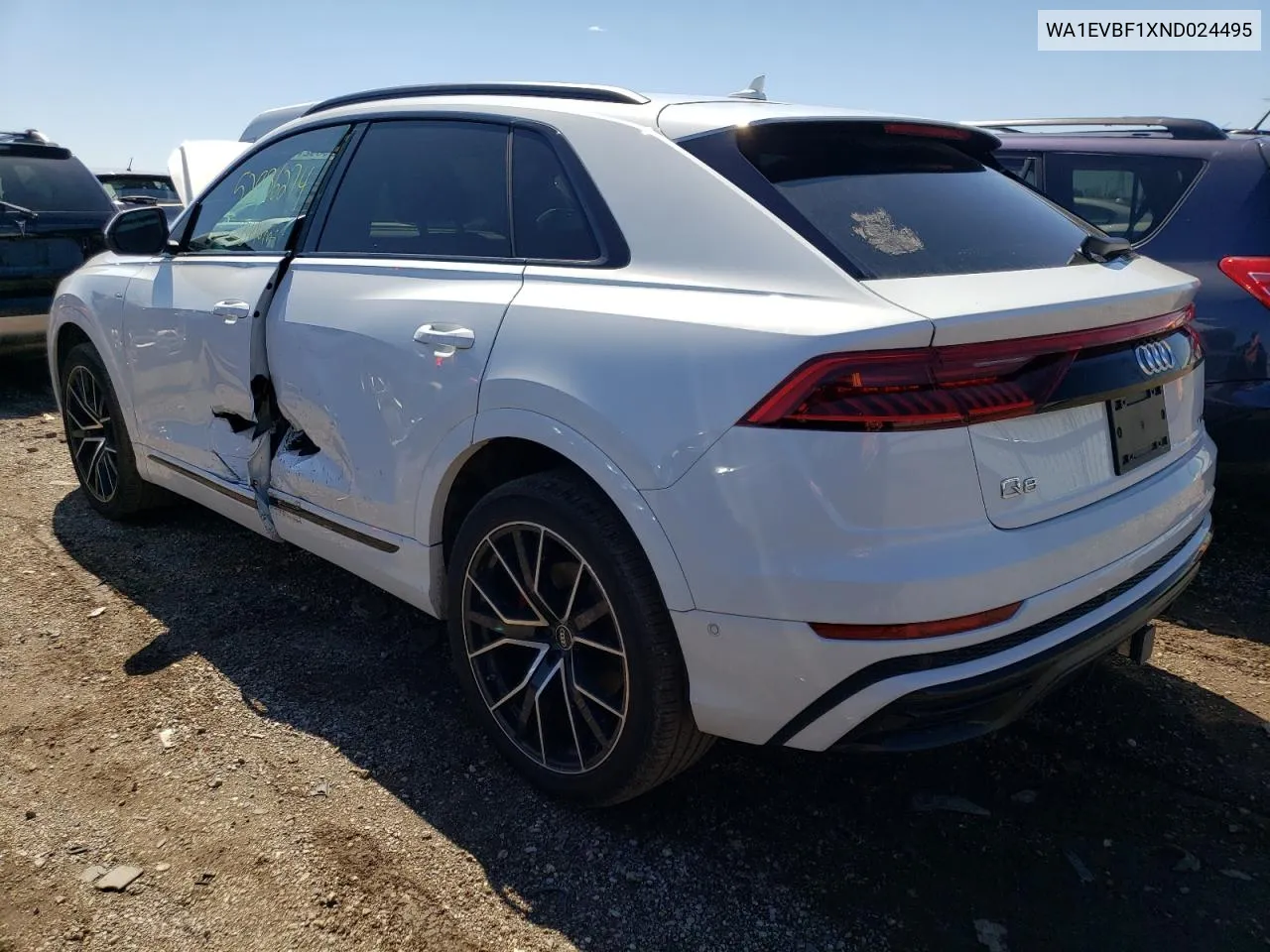 WA1EVBF1XND024495 2022 Audi Q8 Premium Plus S-Line