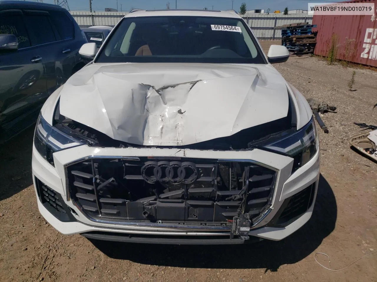 WA1BVBF19ND010719 2022 Audi Q8 Premium Plus