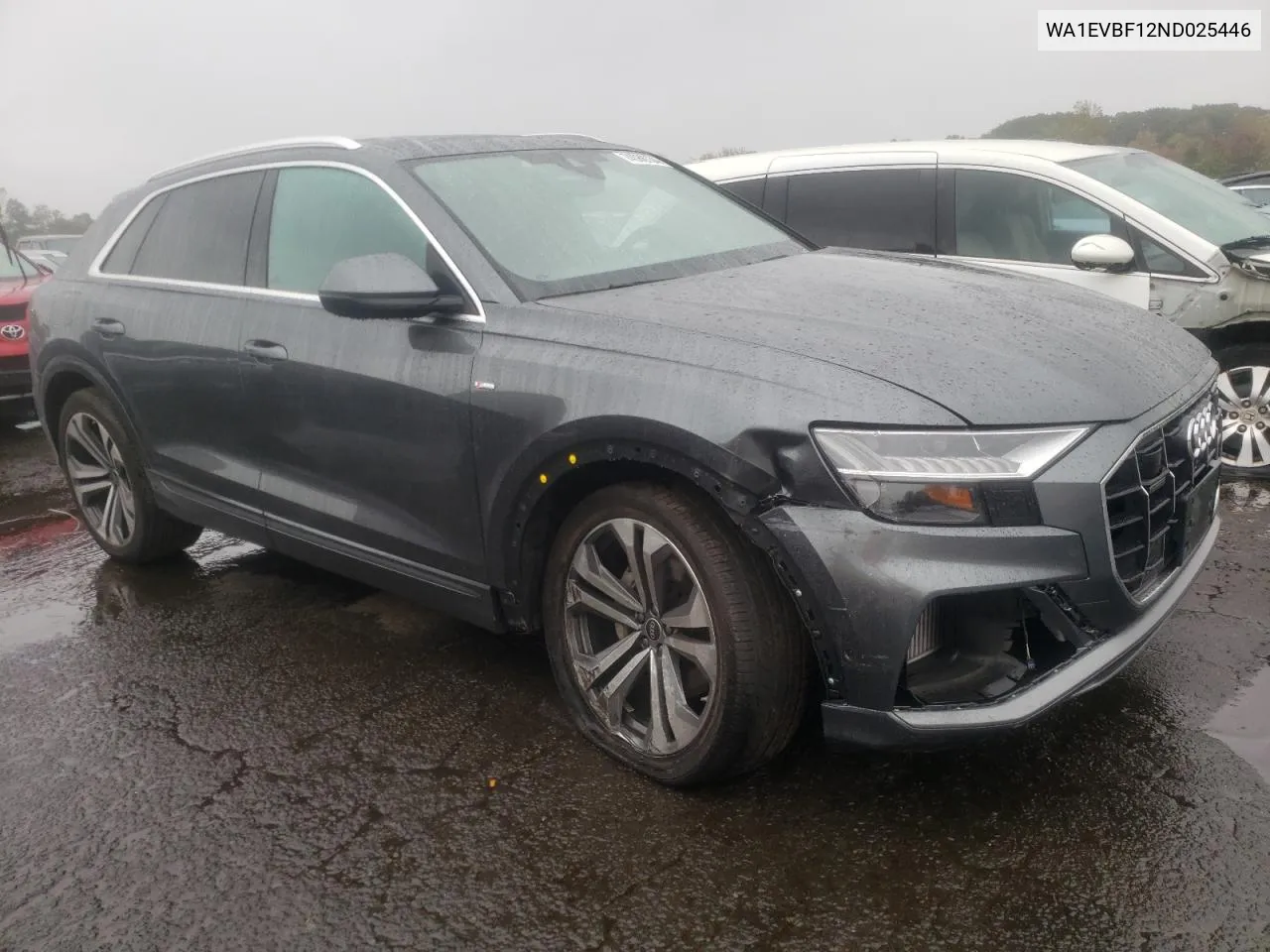 2022 Audi Q8 Premium Plus S-Line VIN: WA1EVBF12ND025446 Lot: 74586734