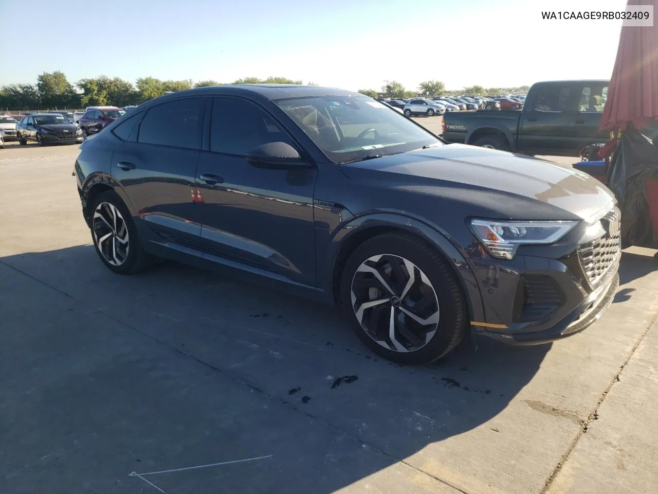 2024 Audi Q8 E-Tron Sportback Premium Plus VIN: WA1CAAGE9RB032409 Lot: 71624704