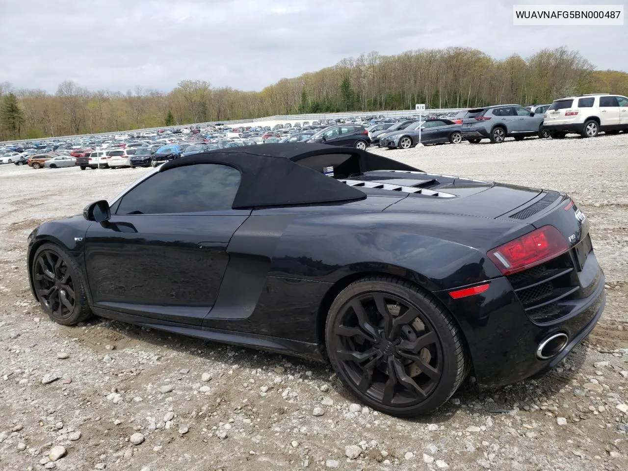 WUAVNAFG5BN000487 2011 Audi R8 5.2 Quattro