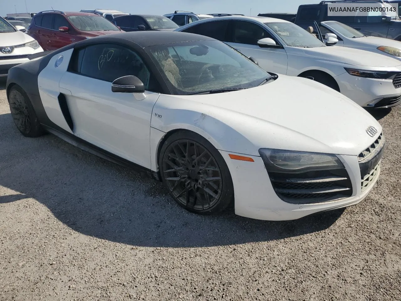 2011 Audi R8 5.2 Quattro VIN: WUAANAFG8BN000143 Lot: 74799504