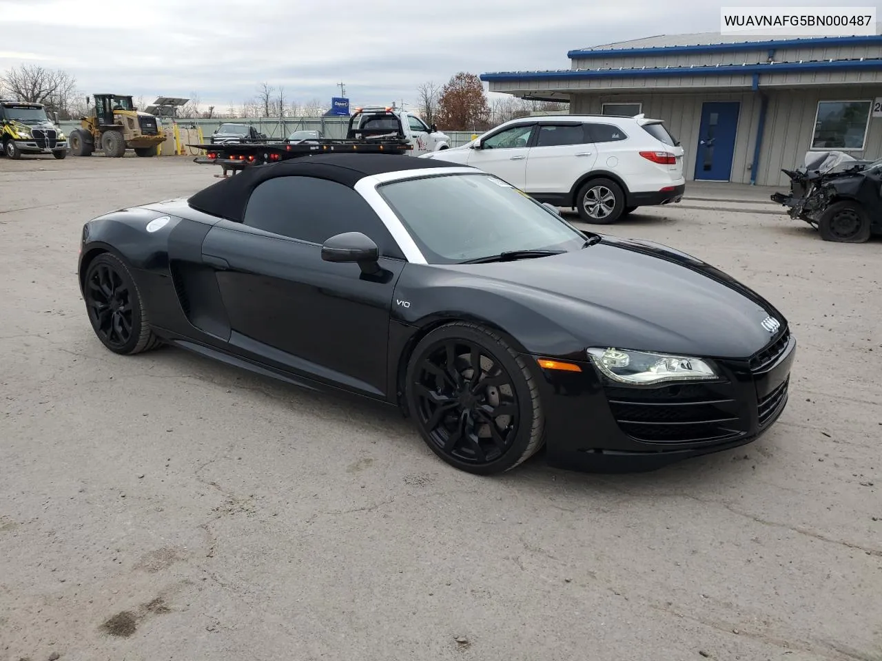 2011 Audi R8 5.2 Quattro VIN: WUAVNAFG5BN000487 Lot: 79338934