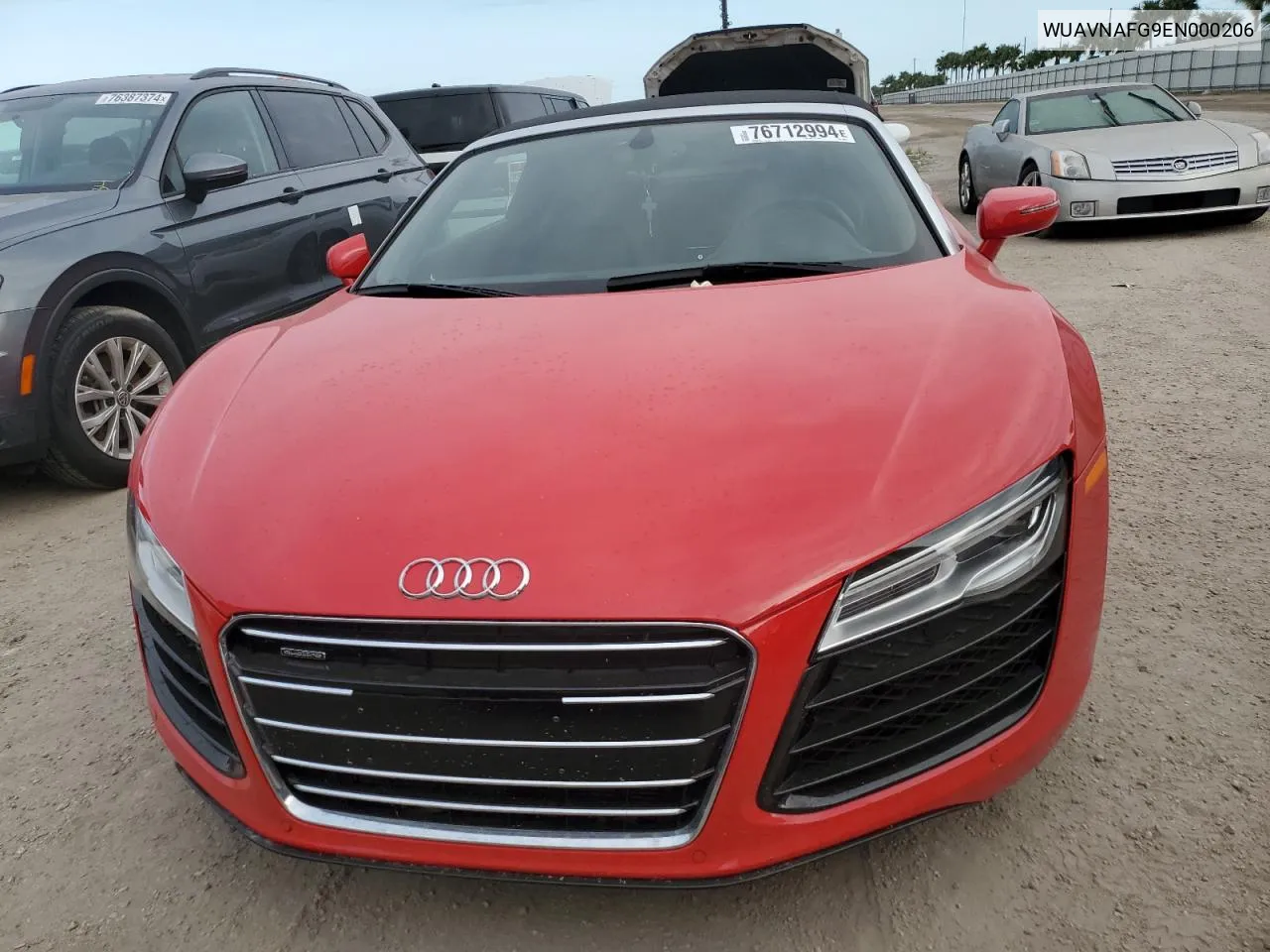 2014 Audi R8 5.2 Quattro VIN: WUAVNAFG9EN000206 Lot: 76712994