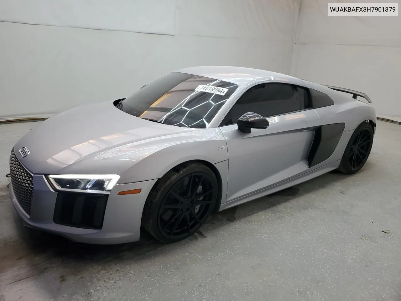 2017 Audi R8 5.2 Plus Quattro VIN: WUAKBAFX3H7901379 Lot: 74019994