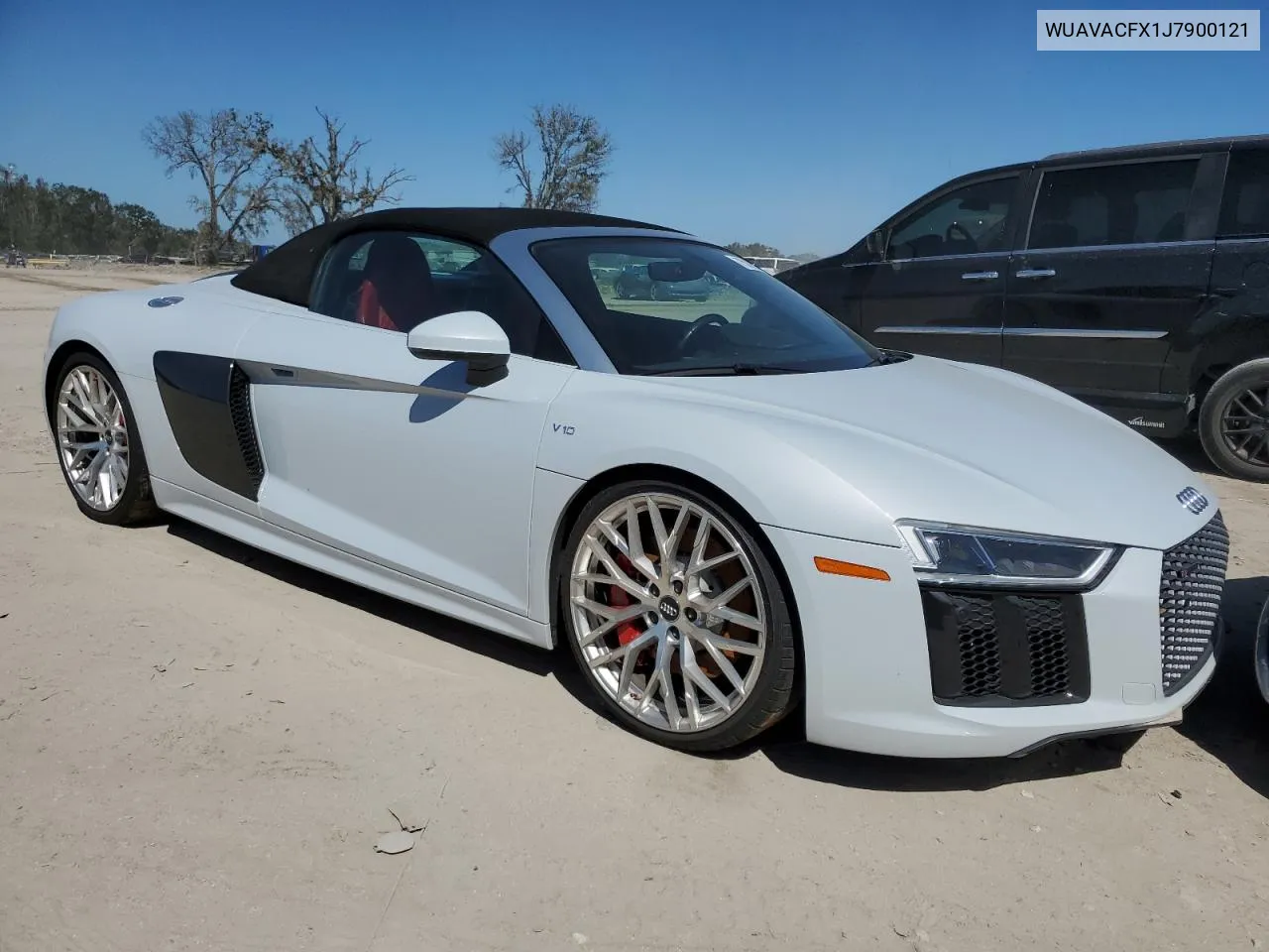 2018 Audi R8 Spyder VIN: WUAVACFX1J7900121 Lot: 75092964