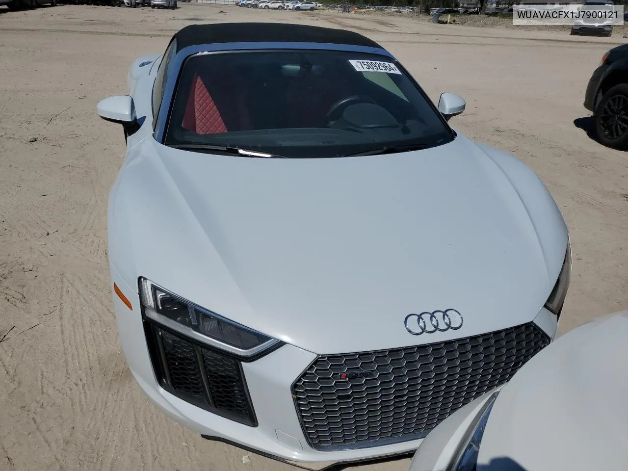 2018 Audi R8 Spyder VIN: WUAVACFX1J7900121 Lot: 75092964