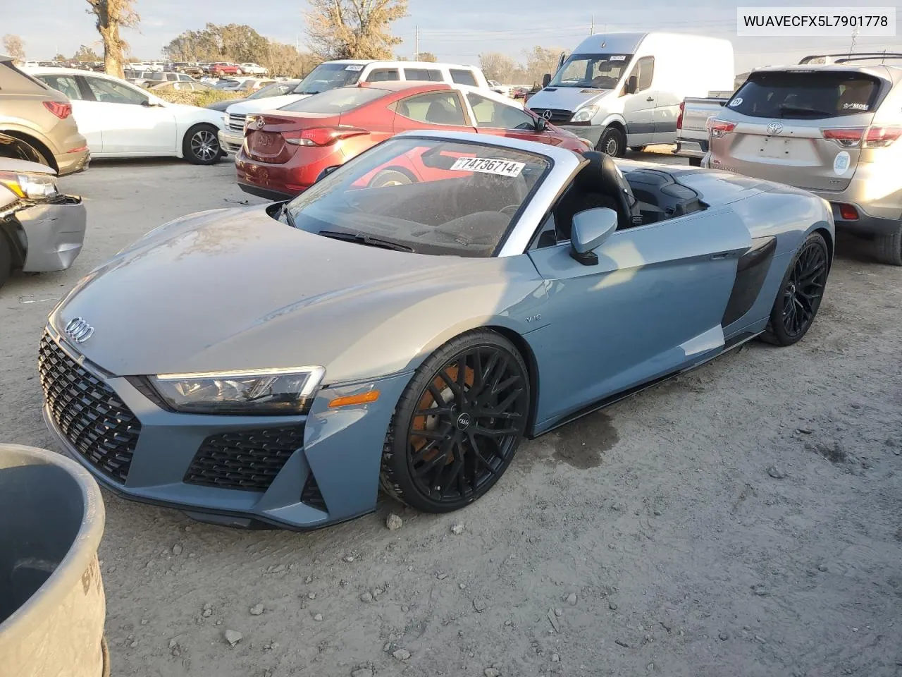 2020 Audi R8 VIN: WUAVECFX5L7901778 Lot: 74736714