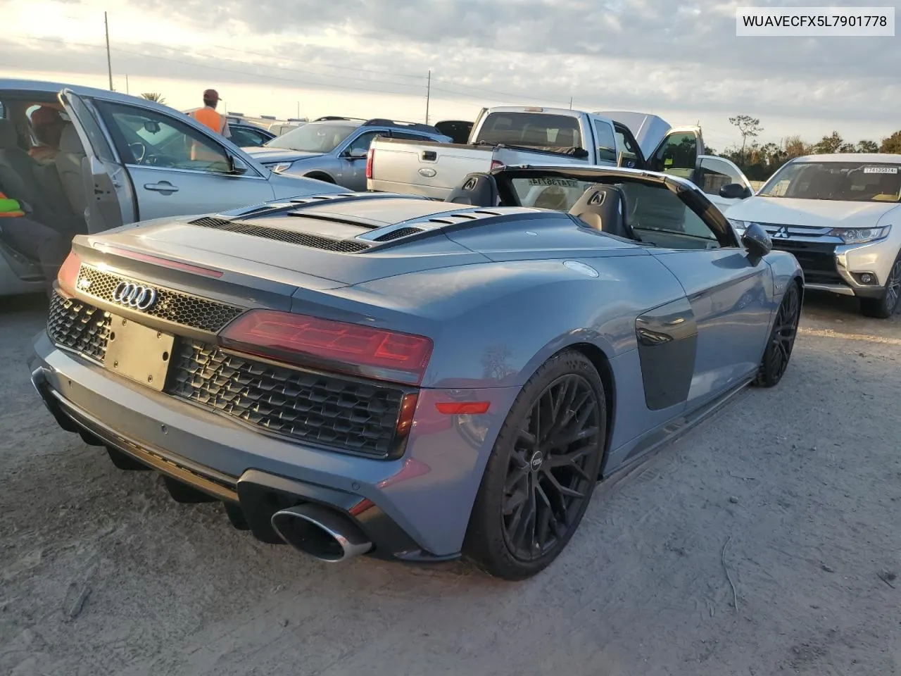 2020 Audi R8 VIN: WUAVECFX5L7901778 Lot: 74736714