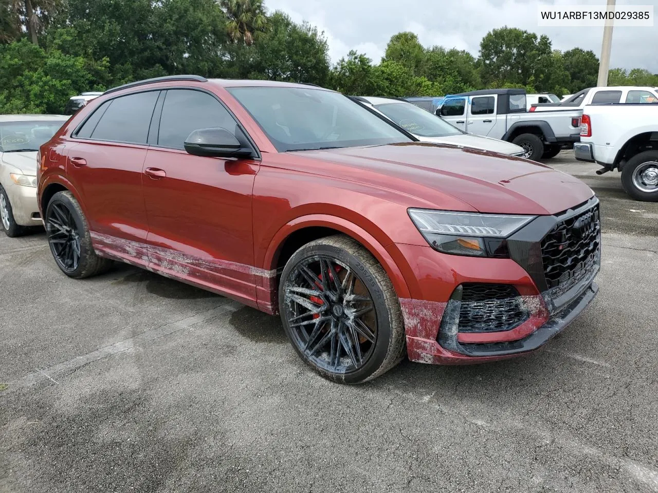 2021 Audi Rs Q8 VIN: WU1ARBF13MD029385 Lot: 74667154