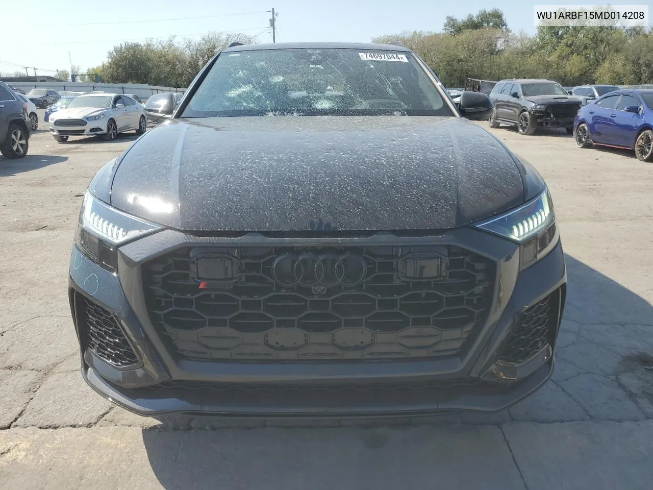 2021 Audi Rs Q8 VIN: WU1ARBF15MD014208 Lot: 74697044