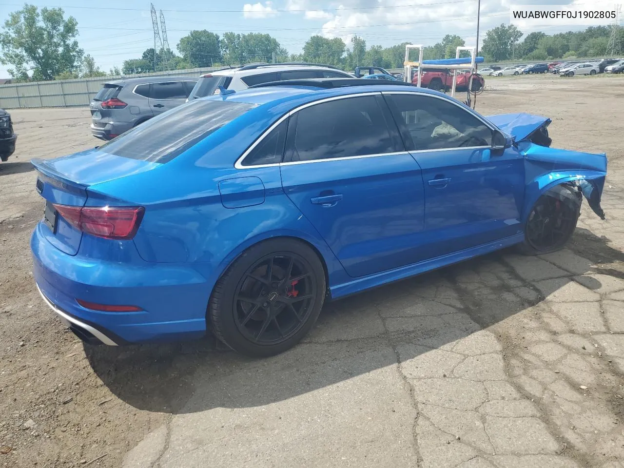 WUABWGFF0J1902805 2018 Audi Rs3