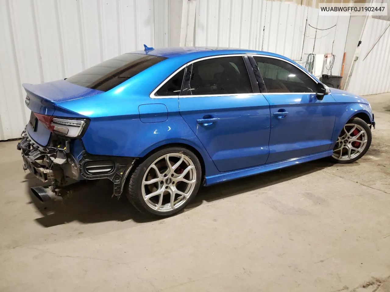 WUABWGFF0J1902447 2018 Audi Rs3