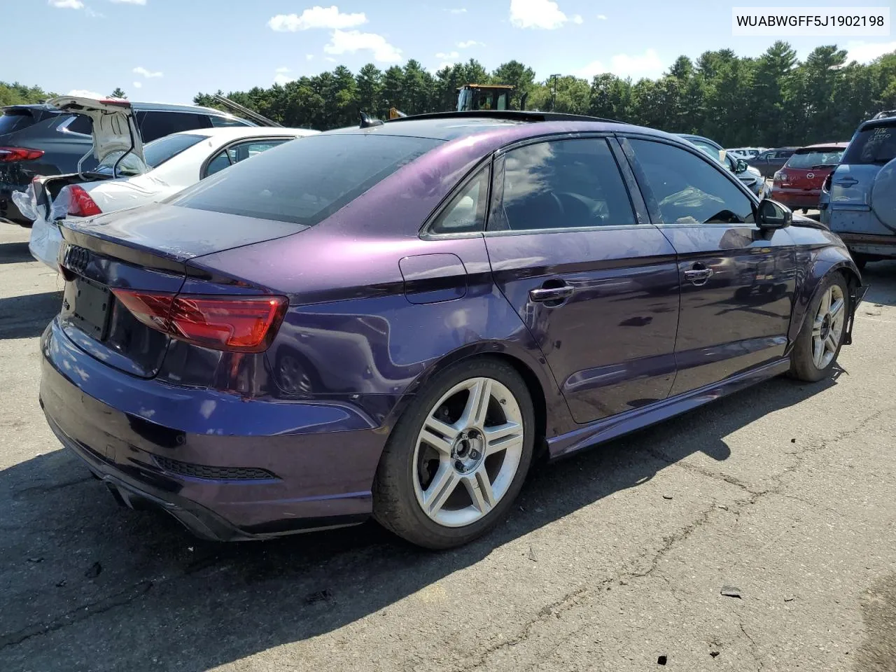 2018 Audi Rs3 VIN: WUABWGFF5J1902198 Lot: 68444764