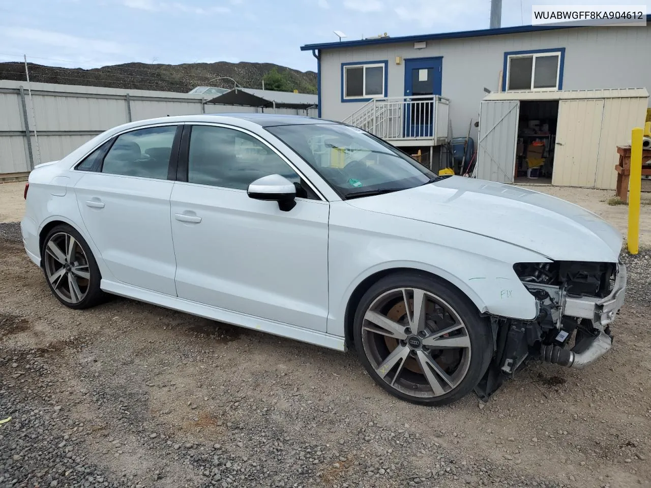 WUABWGFF8KA904612 2019 Audi Rs3