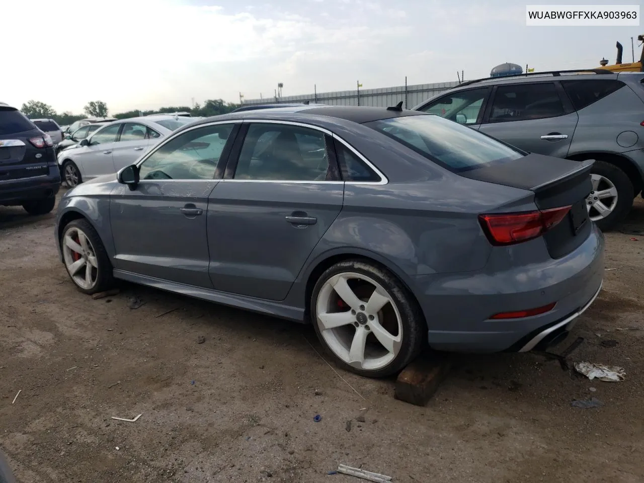 WUABWGFFXKA903963 2019 Audi Rs3