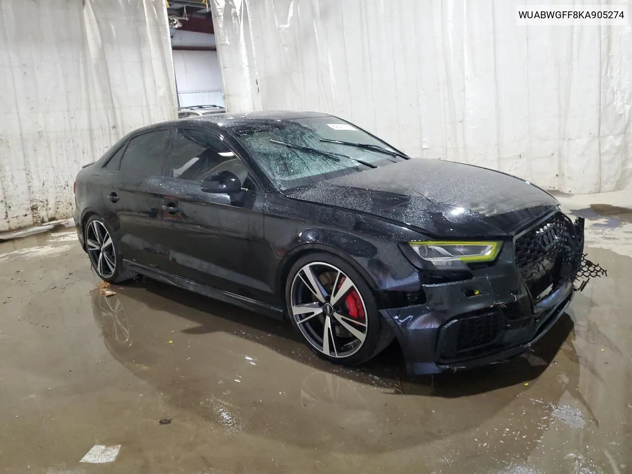 2019 Audi Rs3 VIN: WUABWGFF8KA905274 Lot: 69577074