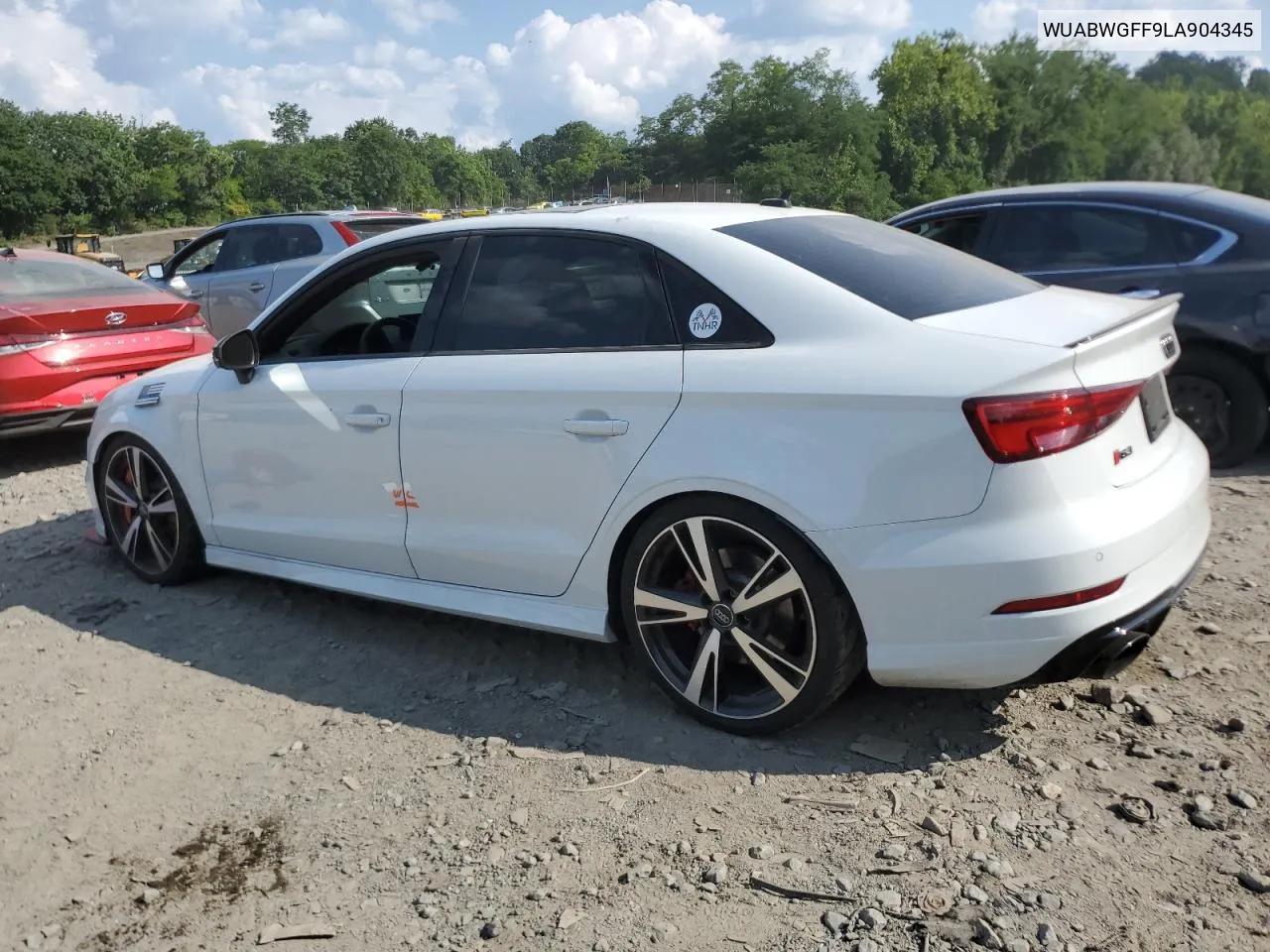 2020 Audi Rs3 VIN: WUABWGFF9LA904345 Lot: 67525044