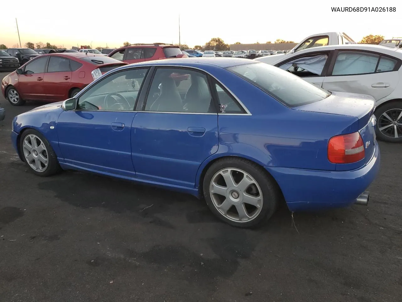 2001 Audi S4 2.7 Quattro VIN: WAURD68D91A026188 Lot: 71788254