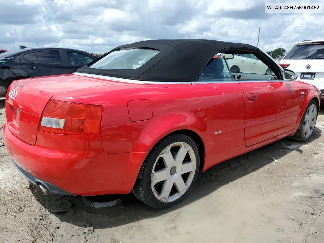 2005 Audi S4 Quattro Cabriolet VIN: WUARL48H75K901462 Lot: 70019934