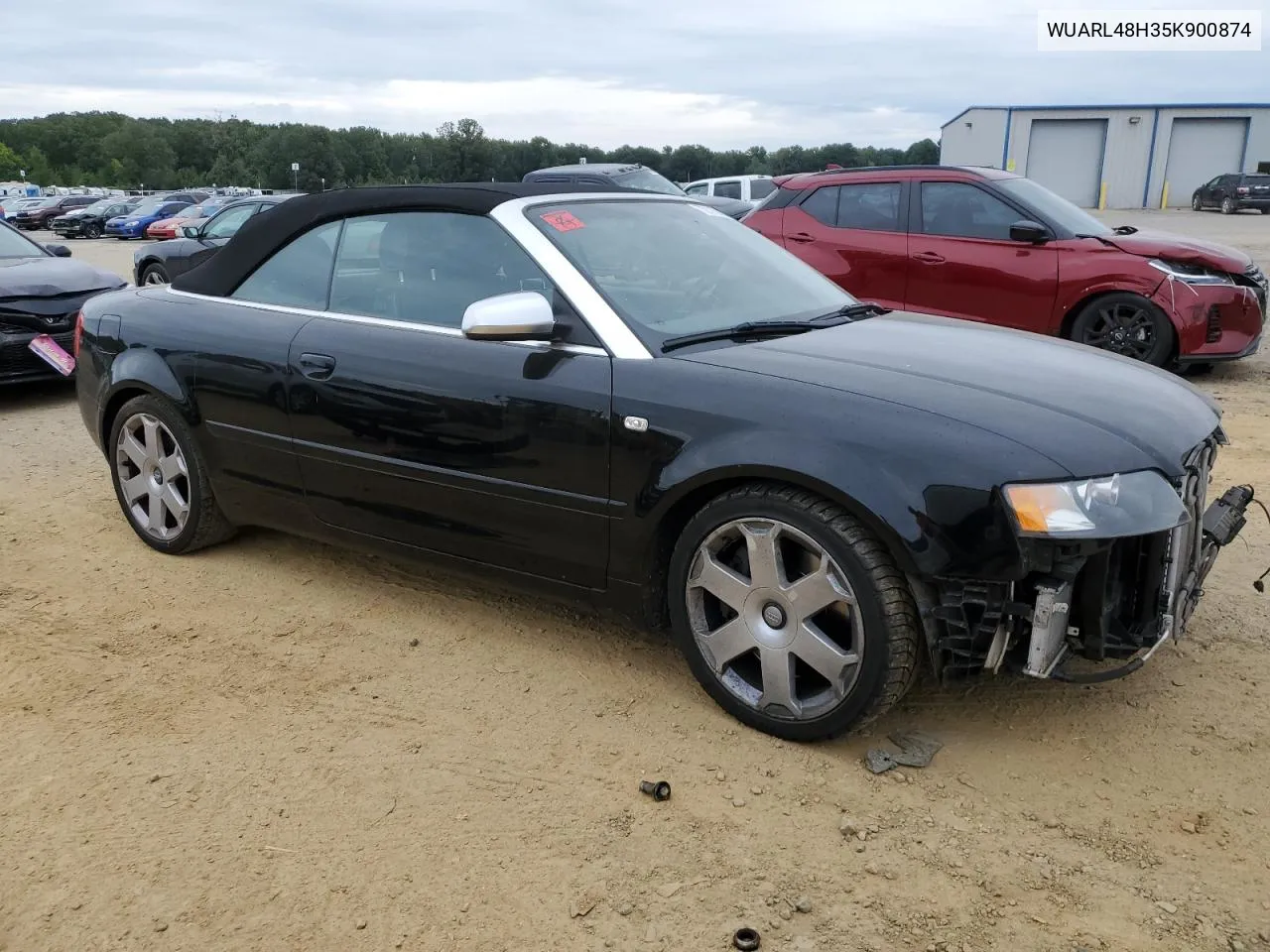 2005 Audi S4 Quattro Cabriolet VIN: WUARL48H35K900874 Lot: 72116854