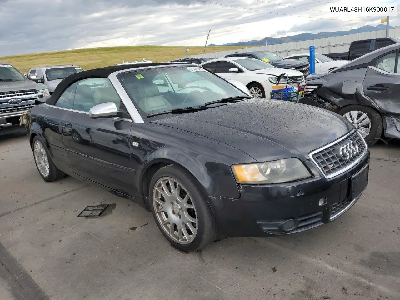 WUARL48H16K900017 2006 Audi S4 Quattro Cabriolet