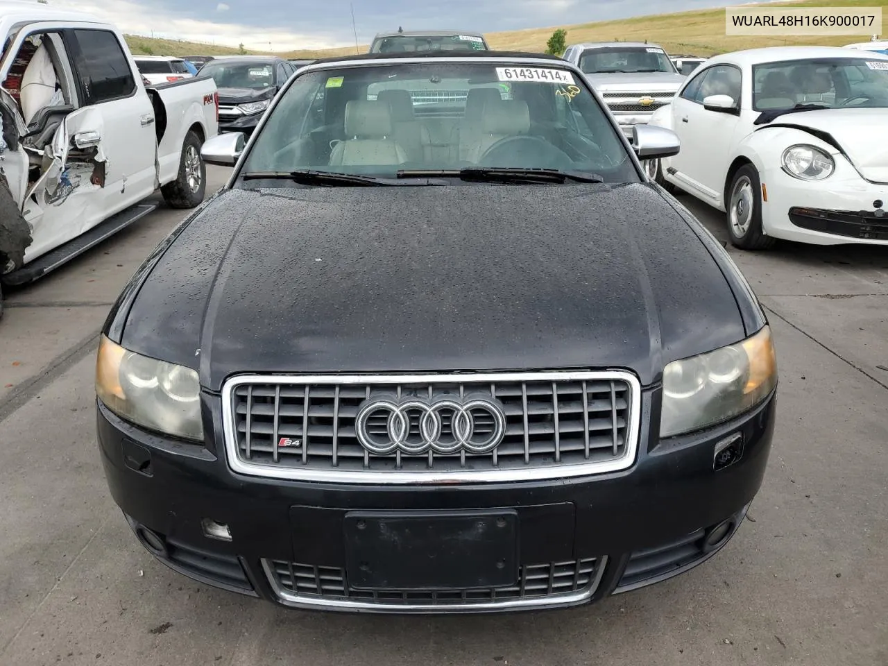 2006 Audi S4 Quattro Cabriolet VIN: WUARL48H16K900017 Lot: 61431414