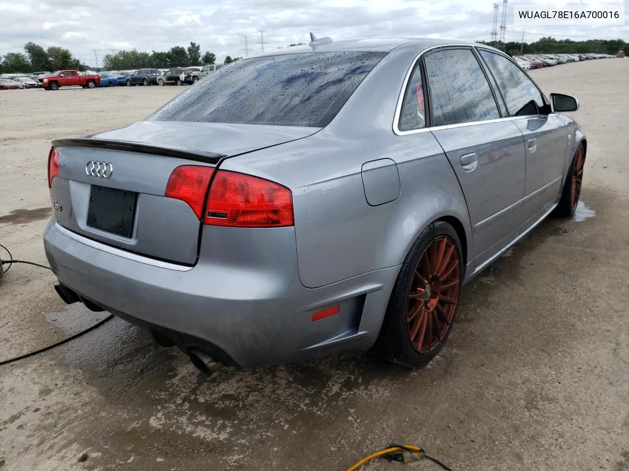 2006 Audi S4 Quattro VIN: WUAGL78E16A700016 Lot: 66925984